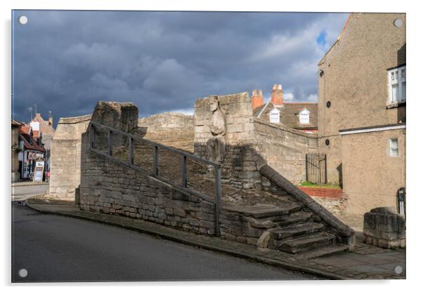 Trinity Bridge, Crowland Acrylic by Andrew Sharpe