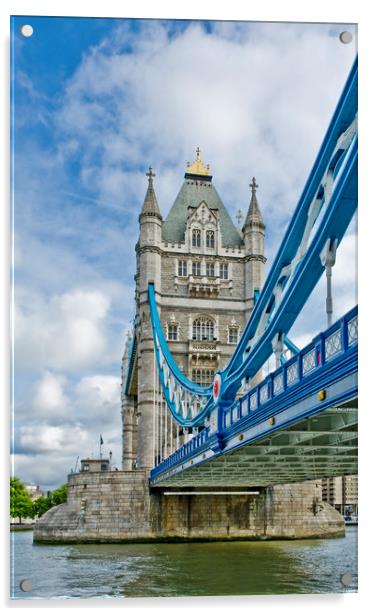 Tower Bridge, London Acrylic by Andrew Sharpe