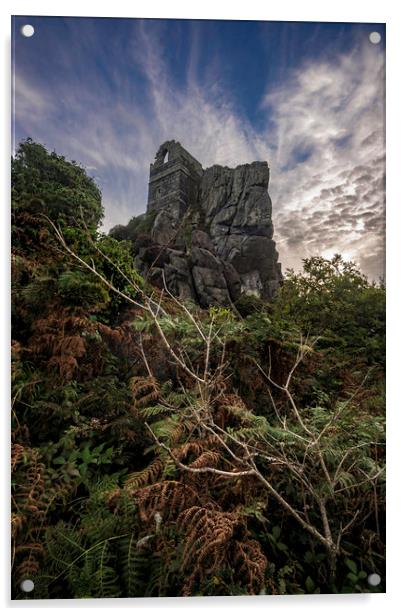 Roche Rock, Cornwall Acrylic by Andrew Sharpe