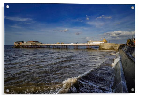 Cromer Pier, Norfolk Acrylic by Andrew Sharpe