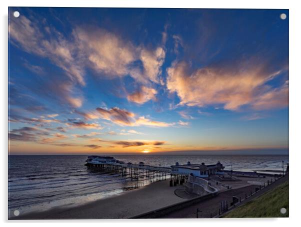 Cromer dawn, 24th May 2016 Acrylic by Andrew Sharpe