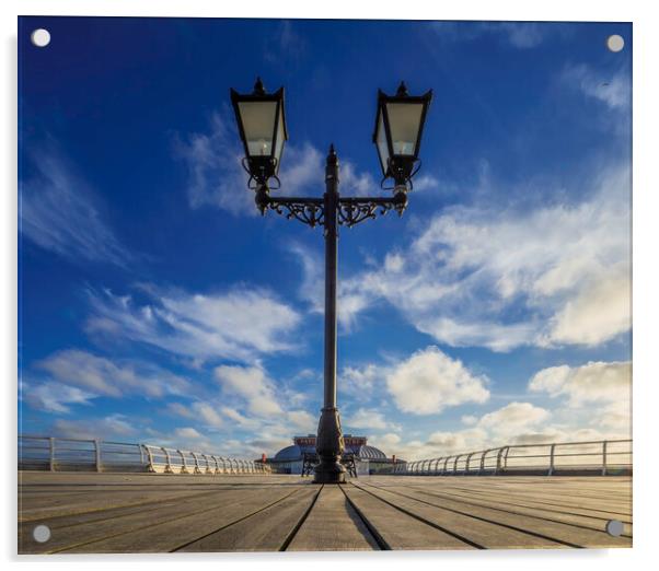 Cromer Pier, Norfolk Acrylic by Andrew Sharpe