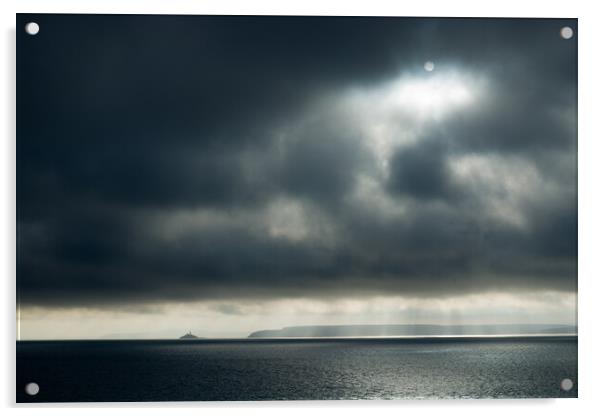 Godrevy Island, Cornwall Acrylic by Andrew Sharpe