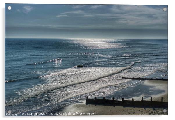 Cromer sunrise Acrylic by PAUL OLBISON