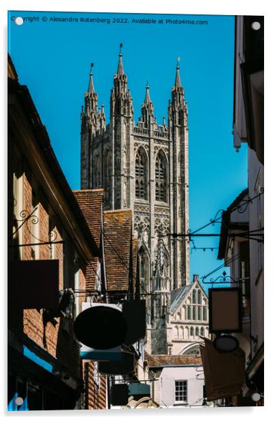 Canterbury Cathedral Acrylic by Alexandre Rotenberg