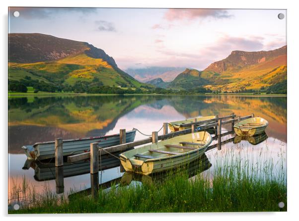 Snowdonia Landscape Acrylic by Daniel Farrington