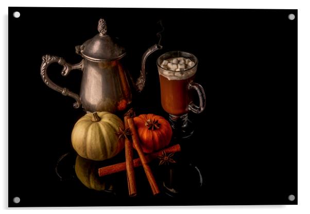 Pumpkin Spice Acrylic by Kelly Bailey