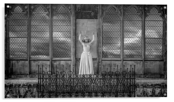 Ely Cathedral's Lady Chapel Acrylic by Kelly Bailey