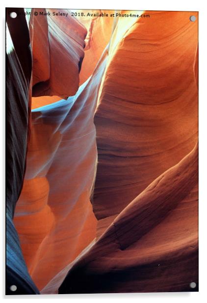 All colors of Antelope Canyon-2 Acrylic by Mark Seleny