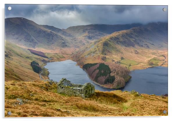 Haweswater in the Lake District Acrylic by Tony Keogh