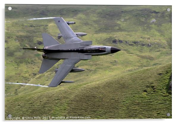 RAF Tornado GR4  Acrylic by Chris Mills