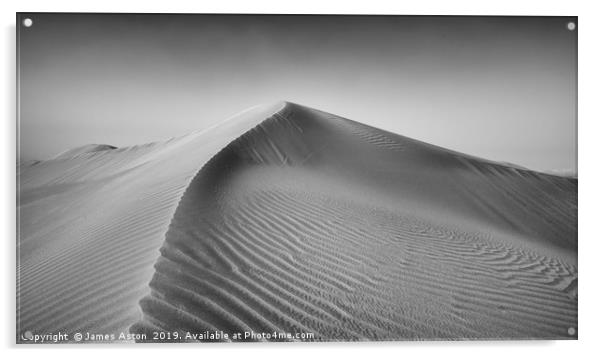 Shifting Sands of Al Qudra Acrylic by James Aston