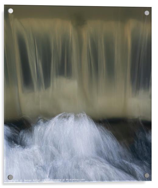 Calming Waters of Denethorpe Acrylic by James Aston