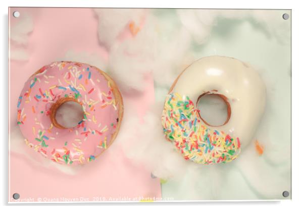 Donuts with holes Acrylic by Quang Nguyen Duc