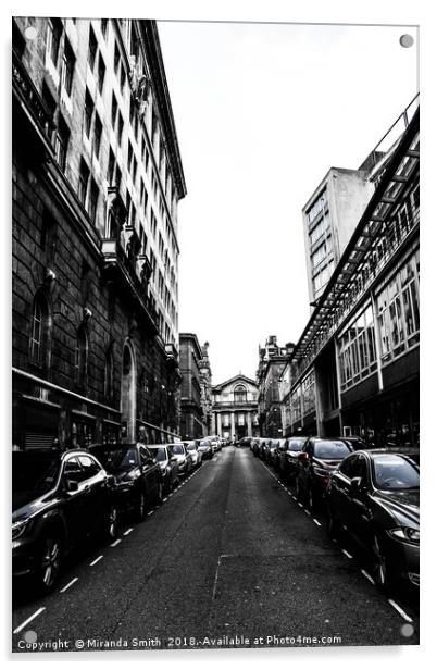 Liverpool, streets Acrylic by Miranda Smith