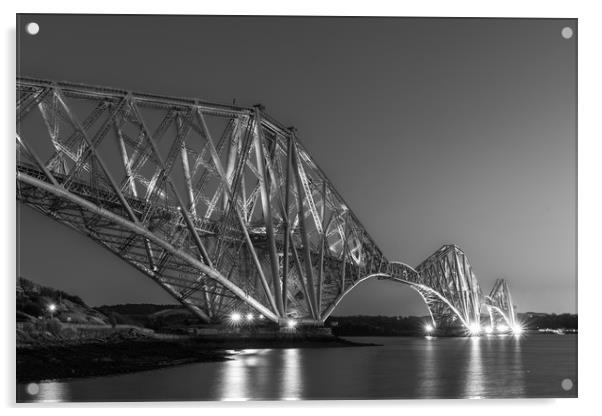 The Forth Bridge Acrylic by keith mitchell