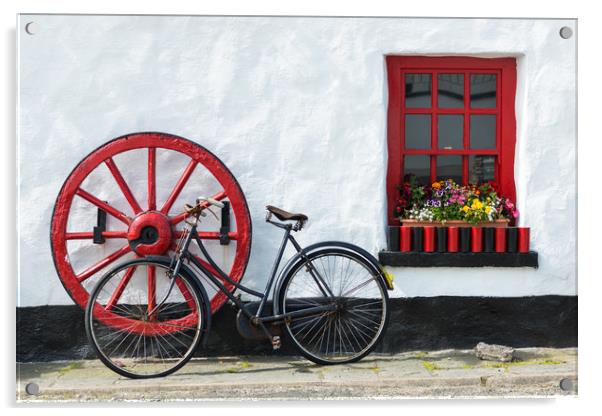 Irish country pub near Crolly Rosses Bay Acrylic by Andrew Michael