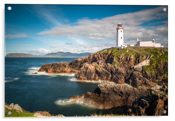 Fanad Head Lighthouse Acrylic by Andrew Michael