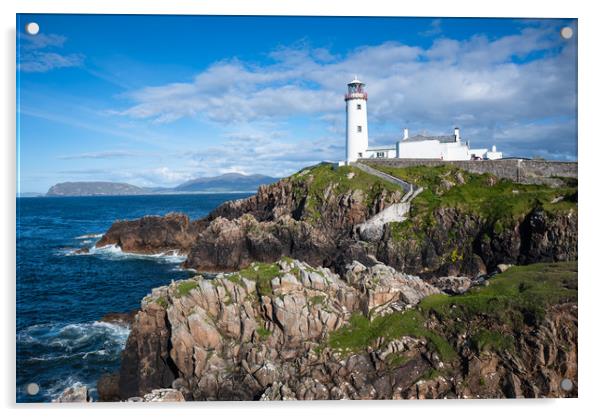 Fanad Head lighthouse Acrylic by Andrew Michael