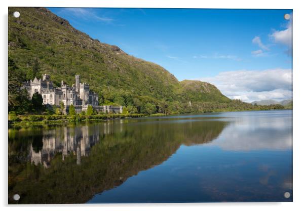 Kylemore Abbey Acrylic by Andrew Michael