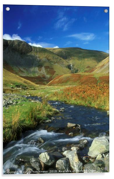 Cautley Spout in the Howgills Acrylic by wayne hutchinson