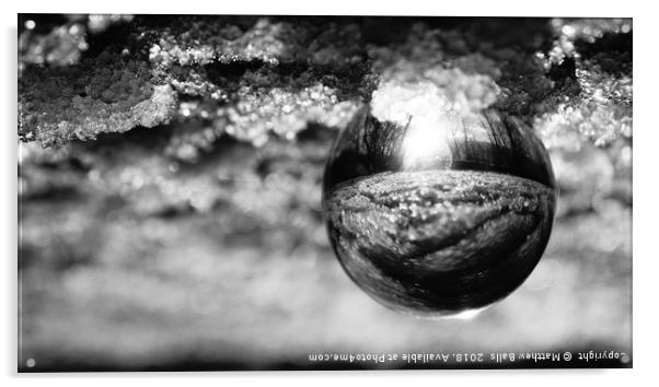                         Snow in A Glass Ball       Acrylic by Matthew Balls