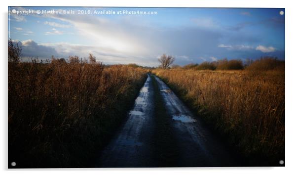       A Lovely View in Suffolk Acrylic by Matthew Balls