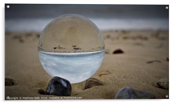 Beach Ball Acrylic by Matthew Balls