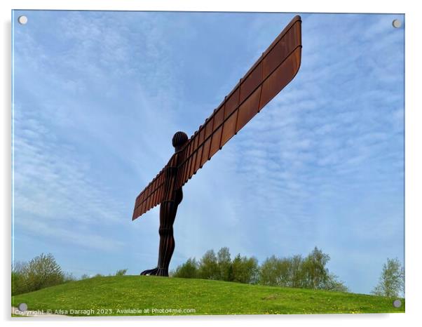 The Angel of the North Statue Acrylic by Ailsa Darragh