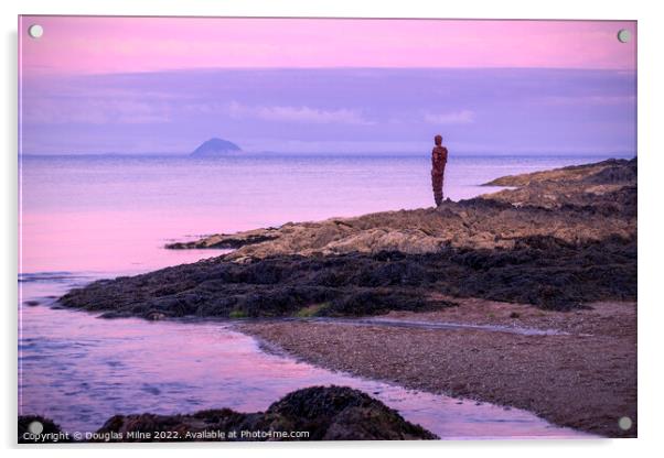 GRIP, Saddell Bay, Kintyre Acrylic by Douglas Milne