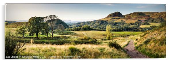 Strathblane on the West Highland Way Acrylic by Douglas Milne