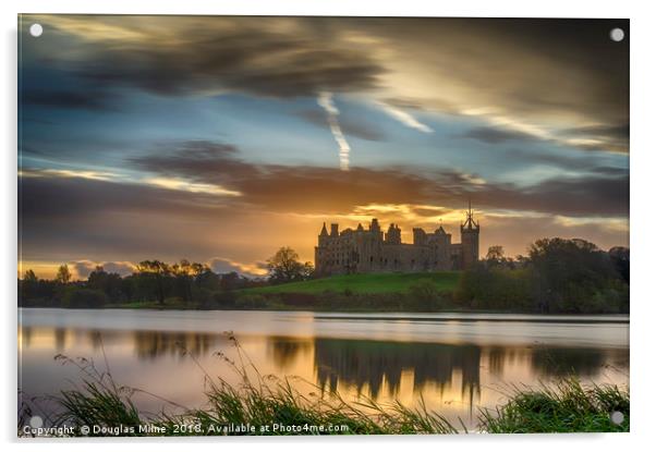 Linlithgow Palace Sunrise Acrylic by Douglas Milne