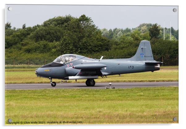 BAC Strikemaster Mk82A Acrylic by Clive Wells