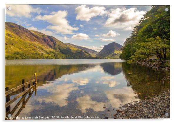 Buttermere looking to Fleetwith Pike Acrylic by Lenscraft Images