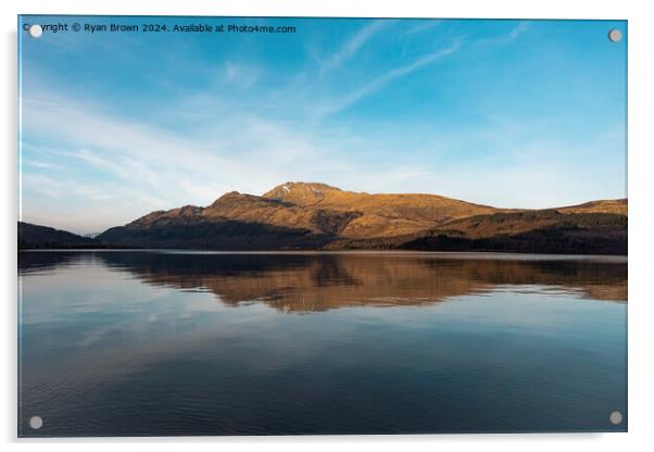 Ben Lomond  Acrylic by Ryan Brown