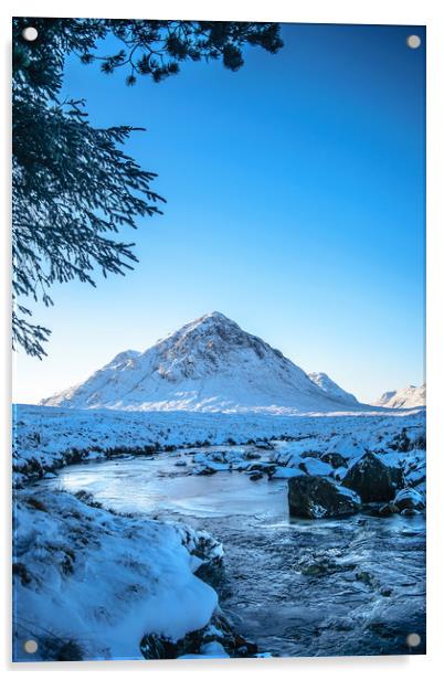 Buachaille Etive Mòr, Scotland Acrylic by Ryan Brown