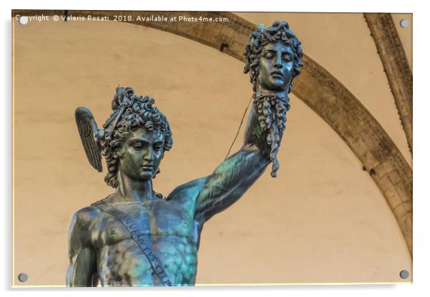 Perseus with the head of Medusa Acrylic by Valerio Rosati