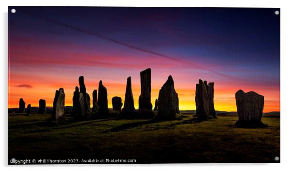 Ancient Mysteries Revealed Callanish Standing Ston Acrylic by Phill Thornton