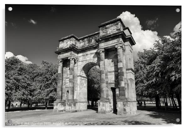 Mclennan Arch Glasgow No. 3 Acrylic by Phill Thornton