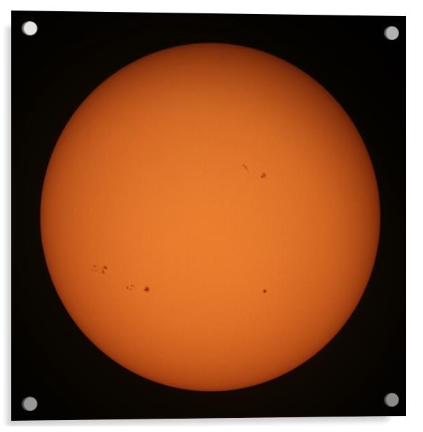 The Sun with Sunspots Acrylic by Susan Snow