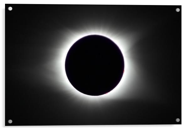 Total Solar Eclipse Acrylic by Susan Snow