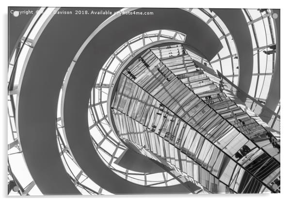 The Reichstag Dome Acrylic by Katy Davison