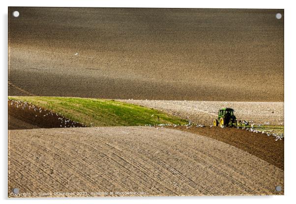 Ploughing through Acrylic by Slawek Staszczuk