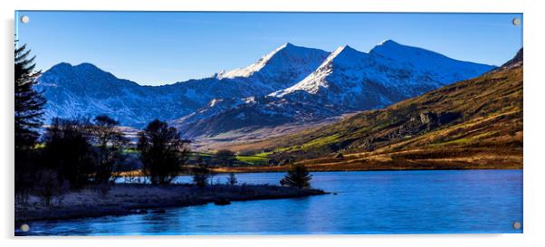 Majestic Snowdon Acrylic by Kingsley Summers