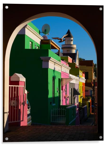 Bo Kaap at Dawn Acrylic by Rob Evans