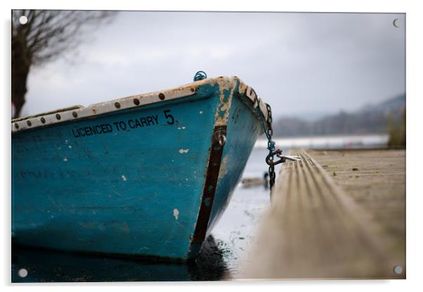 Moored for the day                                Acrylic by jason jones