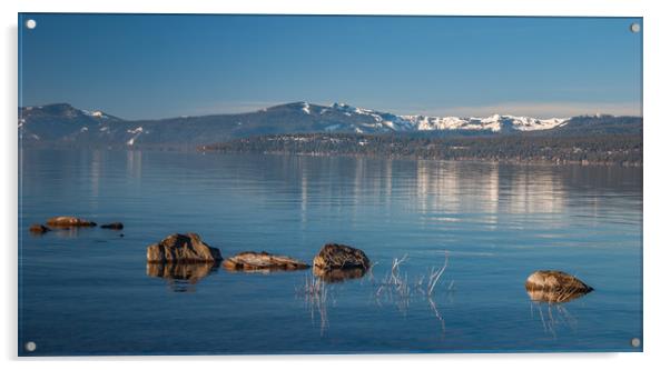 Early Morning at Lake Tahoe Acrylic by Steve Ransom