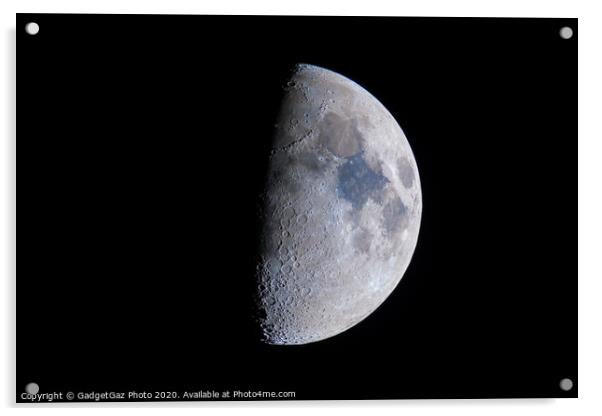 Our moon Acrylic by GadgetGaz Photo