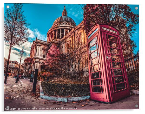 St Paul Cathedral HDR Acrylic by Dominik Piska