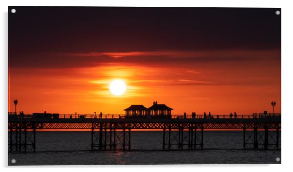 Norfolk sunset Acrylic by Dorringtons Adventures